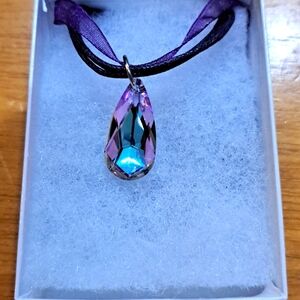 Enchanted Evening Crystal Marquise Necklace